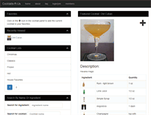 Tablet Screenshot of cocktailsrus.com